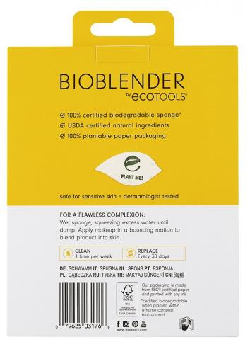 Эко Тулс Набор биоразлагаемых спонжей для макияжа Bioblender Makeup Sponge Trio (Eco Tools, Innovation), фото-5