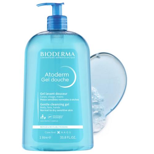 Биодерма  Гель для душа, 1 л (Bioderma, Atoderm), фото-2