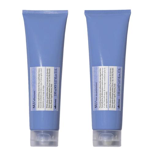 Давинес Набор для загара: крем 150, мл + усилитель загара, 150 мл (Davines, Su)