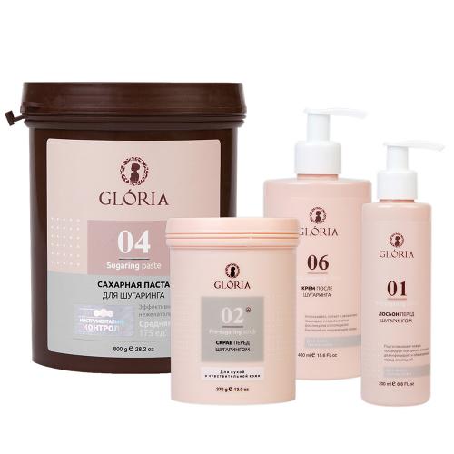 Базовый набор для шугаринга Gloria Basic, 4 средства (Gloria Classic)
