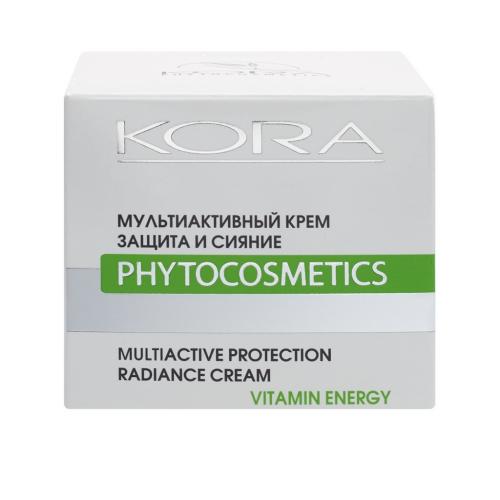 Мультиактивный крем защита и сияние c витаминным комплексом, 50 мл (Кора, Vitamin Energy), фото-3