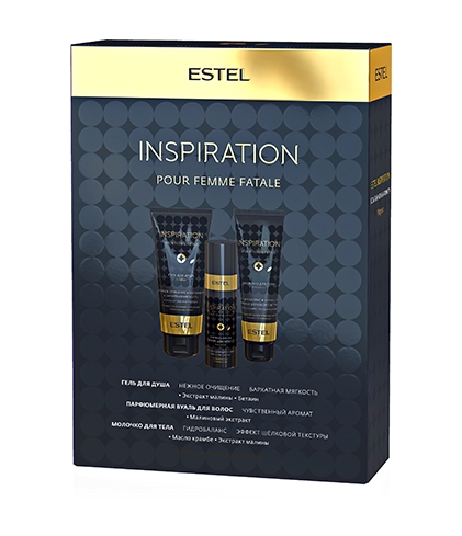 Эстель Компаньоны аромата Estel Inspiration (Вуаль 100 мл + гель для душа 200 мл + молочко 150 мл) (Estel Professional, Inspiration)
