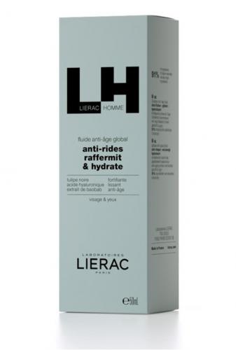 Лиерак Антивозрастной крем-флюид для лица Anti-Rides Raffermit &amp; Hydrate Global, 50 мл (Lierac, Lierac Homme), фото-3
