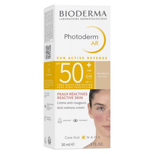Биодерма Солнцезащитный крем с тоном для кожи с покраснениями AR SPF50+, 30 мл (Bioderma, Photoderm), фото-3