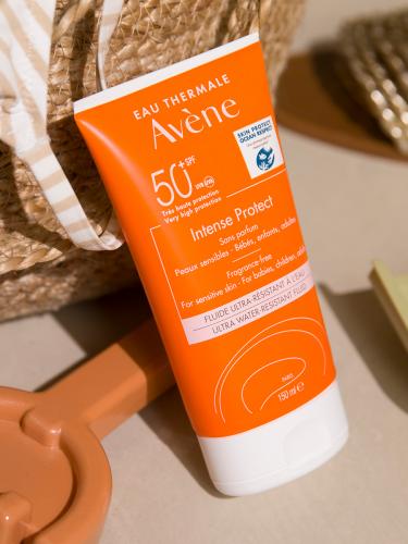 Авен Водостойкий солнцезащитный флюид SPF50+ Intense Protect, 150 мл (Avene, Suncare), фото-6
