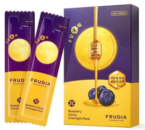Фрудиа FRUDIA Питательная ночная маска с черникой и медом (20*5мл) (Frudia, Увлажнение с черникой), фото-2
