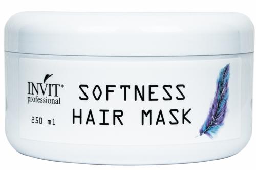 Инвит Успокаивающая маска Softness для чувствительной кожи головы и волос, 250 мл (Invit, Invit Hair Repair)
