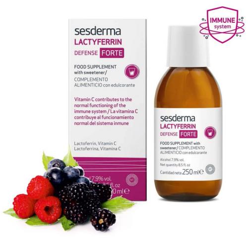 Сесдерма Питьевая биологически активная добавка Lactyferrin Defense Forte, 250 мл (Sesderma, БАДы), фото-2