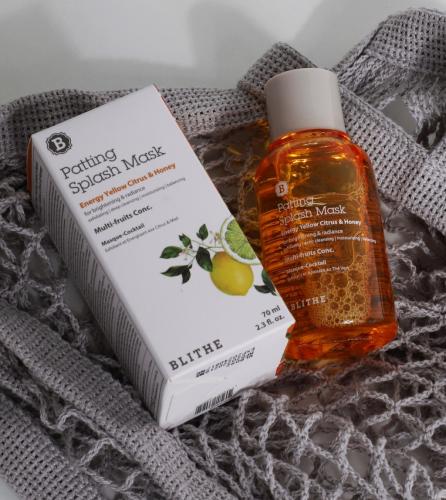 Блайт Сплэш-маска для сияния «Энергия цитрус и мед» Mask Energy Yellow Citrus &amp; Honey, 70 мл (Blithe, Patting Splash), фото-3