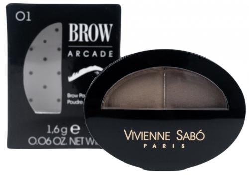 Вивьен Сабо Двойные тени для бровей Brow Arcade, тон  01 (Vivienne Sabo, Брови), фото-8