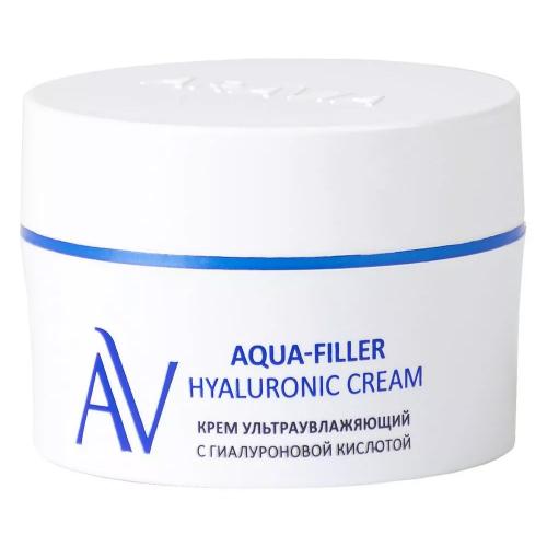 Аравия Лабораторис Крем ультраувлажняющий с гиалуроновой кислотой Aqua-Filler Hyaluronic Cream, 50 мл (Aravia Laboratories, Уход за лицом)