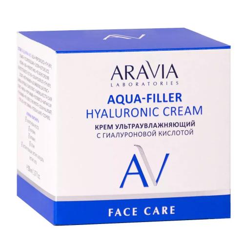 Аравия Лабораторис Крем ультраувлажняющий с гиалуроновой кислотой Aqua-Filler Hyaluronic Cream, 50 мл (Aravia Laboratories, Уход за лицом), фото-4