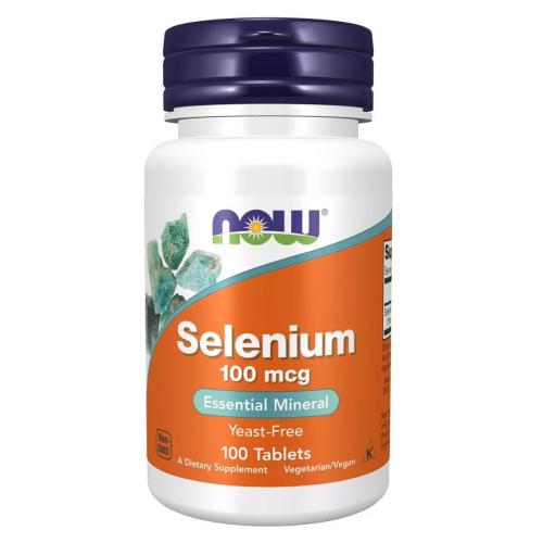Нау Фудс Селениум 100 мкг, 100 таблеток (Now Foods, Витамины и минералы)