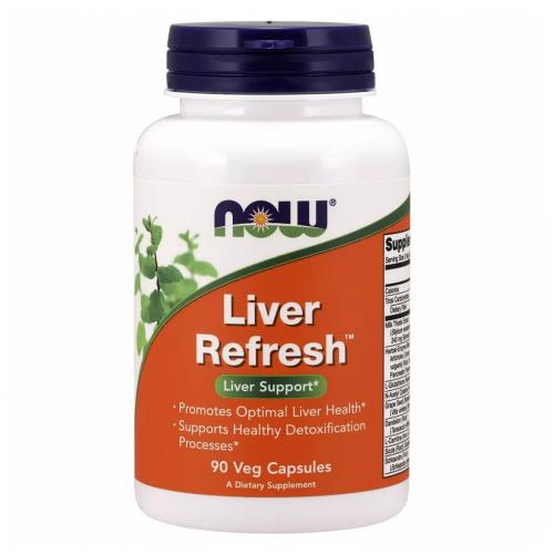 Нау Фудс Комплекс для здоровья печени Liver Refresh 771 мг, 90 капсул (Now Foods, Растительные продукты)