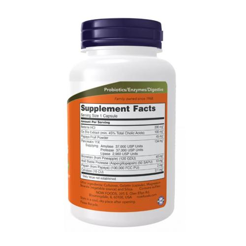 Нау Фудс Супер Энзимы, 90 капсул (Now Foods, Волокна, пробиотики, ферменты), фото-7