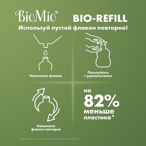 БиоМио Экологичный кондиционер с маслом мандарина для белья (сменный блок), 1000 мл Refill (BioMio, Стирка), фото-3