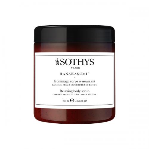 Сотис Париж Релаксирующий скраб для тела с цветками вишни и лотоса, 200 мл (Sothys Paris, Body, Скрабы для тела)
