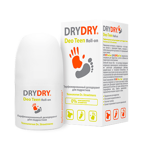 Драй-Драй Парфюмированный дезодорант для подростков, 50 мл (Dry-Dry, )