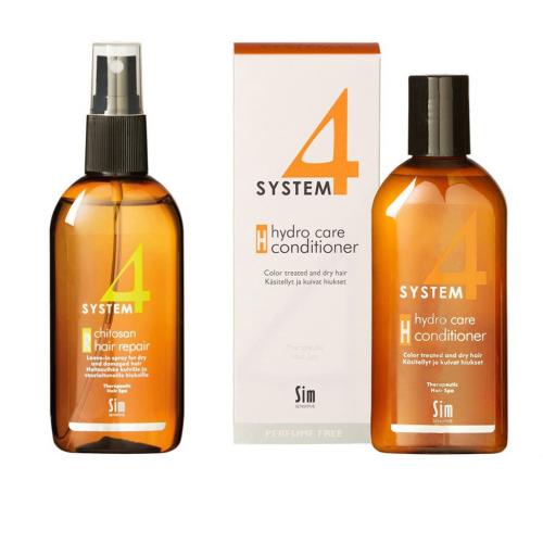 Сим Сенситив Набор для интенсивного восстановления волос (спрей R + бальзам H) (Sim Sensitive, System 4)