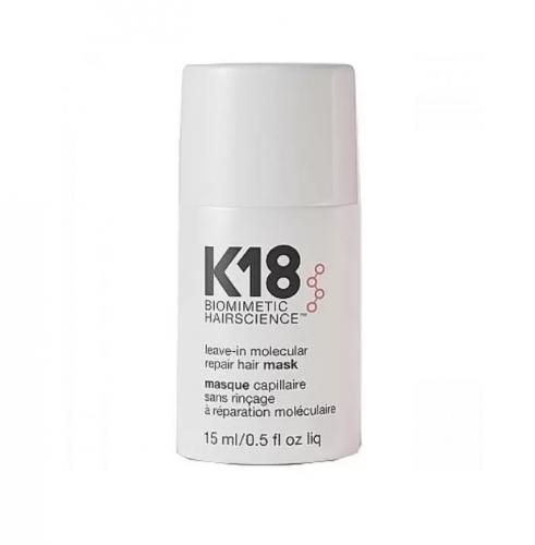 K-18 Несмываемая маска для молекулярного восстановления волос, 15 мл (K-18, )