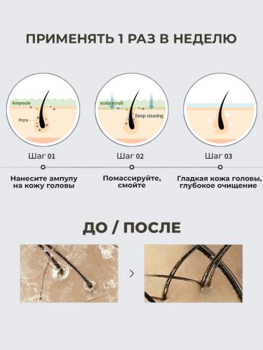 ЛаДор Сыворотка-пилинг для кожи головы, 4 х 15 мл (La'Dor, Scalp), фото-5