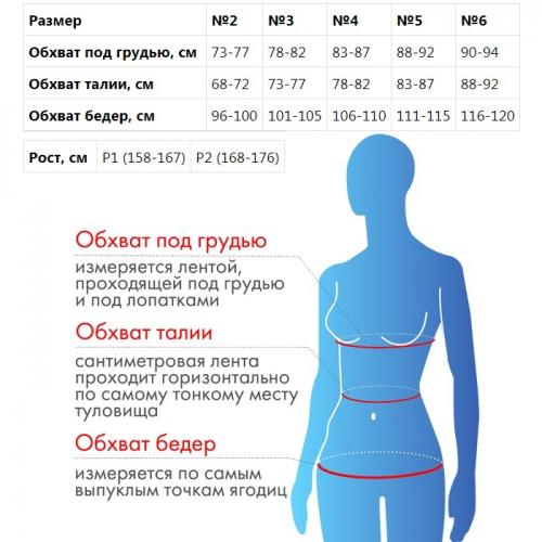 Крейт Корсет компрессионный полуграция № 6 рост 1, черно-бежевый (Крейт, Корсет, Компрессионный), фото-4
