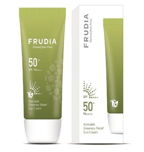 Фрудиа Солнцезащитный восстанавливающий крем с авокадо SPF 50+/PA ++++, 50 мл (Frudia, Авокадо)