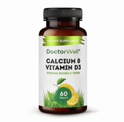 ДокторВэл Витаминный комплекс Calcium + D3, 60 таблеток (DoctorWell, )