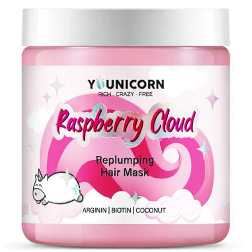 Восстанавливающая маска для сухих, поврежденных волос Younikorn Raspberry Cloud, 250 мл ()