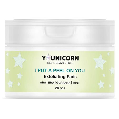 Юникорн Отшелушивающие подушечки для лица I Put A Peel On You, 20 шт (Younicorn, ), фото-5