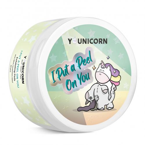 Юникорн Отшелушивающие подушечки для лица I Put A Peel On You, 20 шт (Younicorn, )