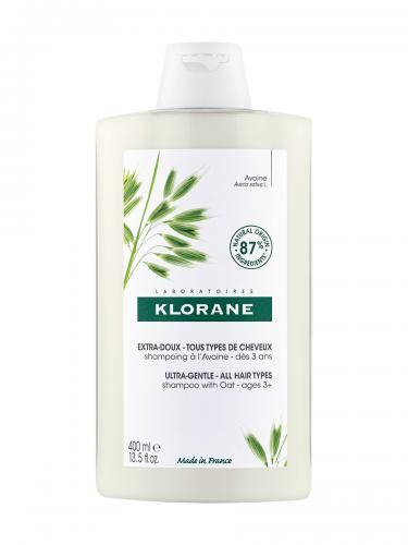 Клоран Сверхмягкий шампунь для всех типов волос с молочком овса, 400 мл (Klorane, Ultra Gentle)