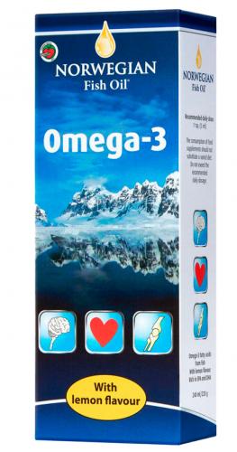 Норвегиан Фиш Ойл Омега 3 со вкусом лимона, 240 мл (Norwegian Fish Oil, Омега 3), фото-7