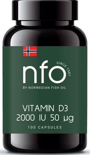 Норвегиан Фиш Ойл Витамин Д3 2000 МЕ, 100 таблеток (Norwegian Fish Oil, Витамины)