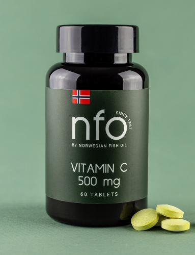 Норвегиан Фиш Ойл Витамин С, 60 капсул  (Norwegian Fish Oil, Витамины), фото-8