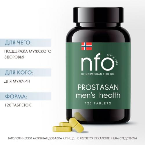 Норвегиан Фиш Ойл Комплекс &quot;Простосан&quot;, 120 таблеток (Norwegian Fish Oil, Растительные комплексы), фото-2