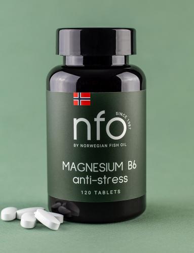 Норвегиан Фиш Ойл Комплекс &quot;Магний В6&quot;, 120 таблеток (Norwegian Fish Oil, Витамины), фото-8