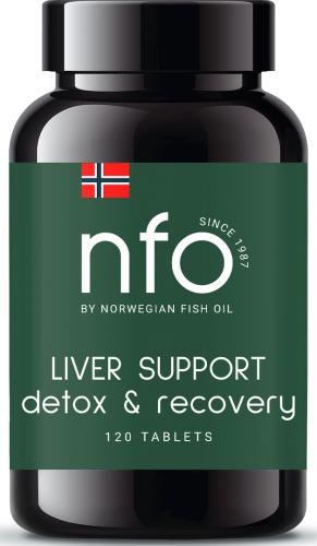 Норвегиан Фиш Ойл Комплекс для поддержки печени, 120 таблеток (Norwegian Fish Oil, Растительные комплексы)