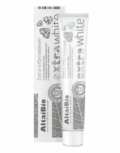 АлтайБио Зубная паста с активными микрогранулами &quot;Экстра отбеливание&quot;, 75 мл (AltaiBio, Для полости рта)
