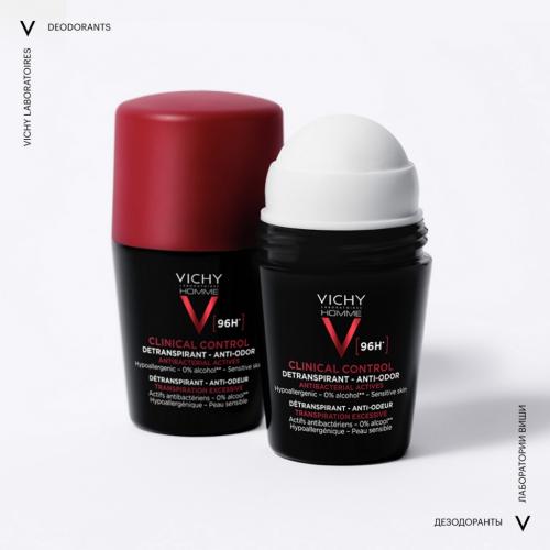 Виши Дезодорант-антиперспирант Clinical Control 96 ч, 50 мл (Vichy, Vichy Homme), фото-9