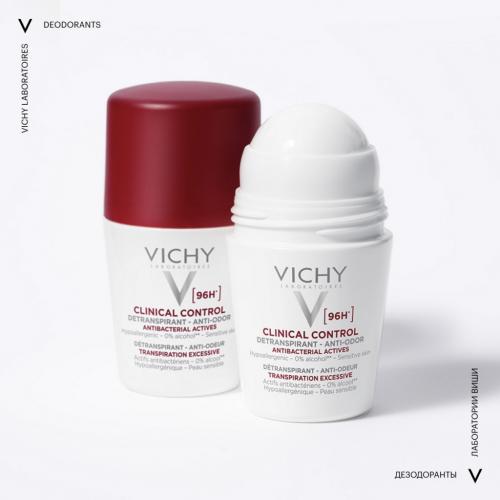 Виши Дезодорант-антиперспирант Clinical Control 96 ч, 50 мл (Vichy, Deodorant), фото-9