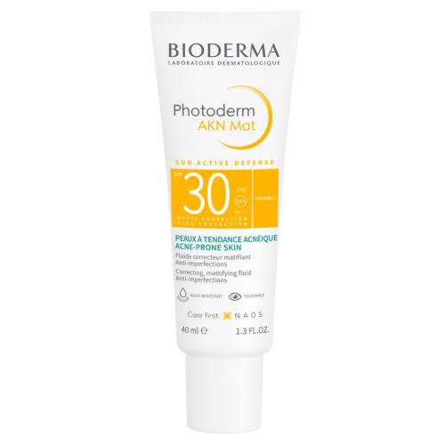 Биодерма Солнцезащитная матирующая эмульсия AKN SPF 30, 40 мл (Bioderma, Photoderm)