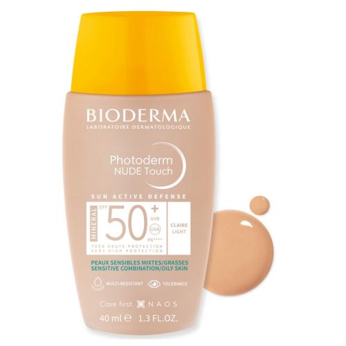 Биодерма Солнцезащитный флюид с тоном SPF 50+, 40 мл (Bioderma, Photoderm), фото-2