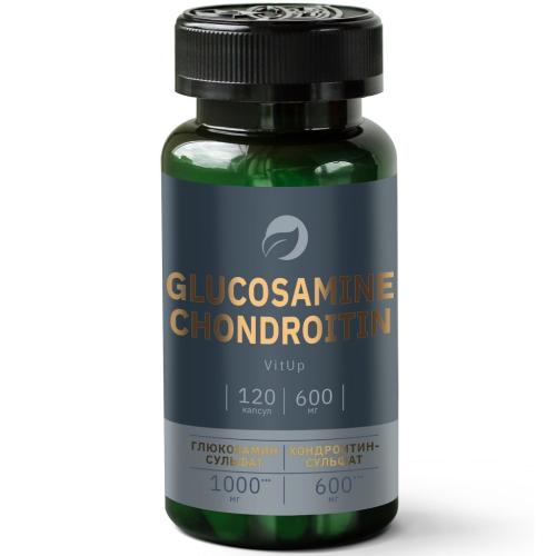 ВитАп Комплекс &quot;Глюкозамин Хондроитин. Здоровые суставы&quot;, 120 капсул х 600 мг (VitUp, )