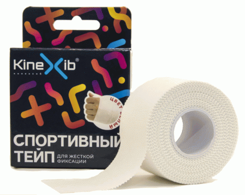 Спортивный тейп 9,1 м х 3,8 см, белый (Тейпы)