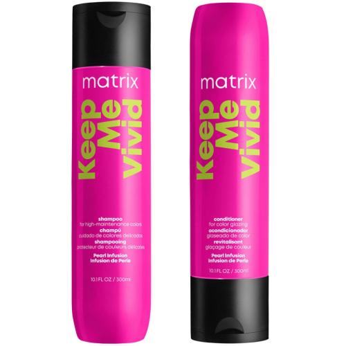 Матрикс Набор для сохранения яркого цвета волос Total results Keep me vivid: (шампунь 300 мл + кондиционер 300 мл) (Matrix, Total results, Keep me vivid)