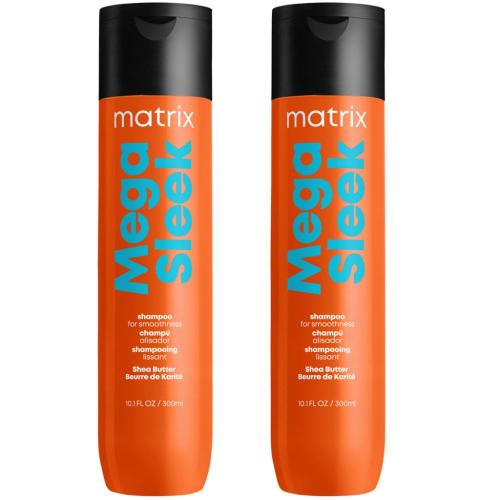 Матрикс Разглаживающий шампунь с маслом ши Total results Mega Sleek, 300 мл х 2 шт (Matrix, Mega Sleek)
