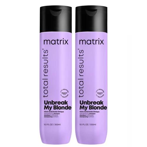 Матрикс Шампунь укрепляющий для осветленных волос с лимонной кислотой Total results Unbreak My Blonde, 300 мл х 2 шт (Matrix, Total results, Unbreak My Blonde)