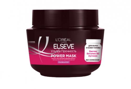 Лореаль Маска для волос Power Mask против выпадения волос, 300 мл (L'Oreal Paris, Elseve, Ультра прочность)