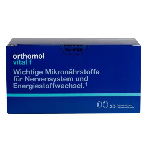 Ортомол Комплекс &quot;Витал Ф&quot;, 30 таблеток + 30 капсул (Orthomol, Обмен веществ)